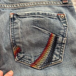 rainbow pocket jeans